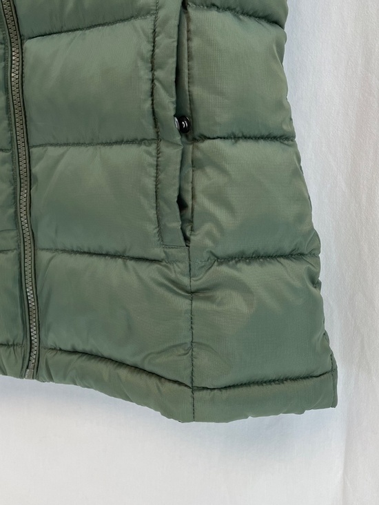 Bench Puffer Vest Fitted Hood Green Women’s Size Small - Picture 14 of 14